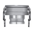 Coupler x Coupler 6 Inch Aluminum