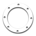 TTMA Flange Gasket White Buna 3 x 1/8